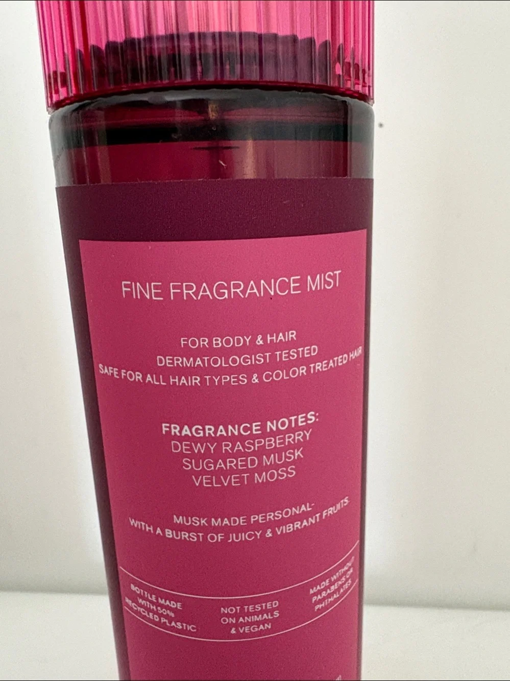 Bath & Body Works Fruity Musk Pink Ombre Fragrance Mist